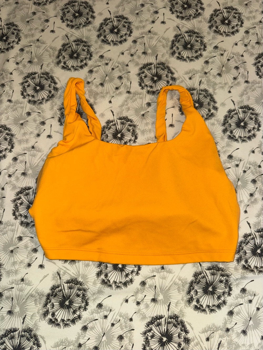 aerie Bright Orange Wireless Sports Bralette